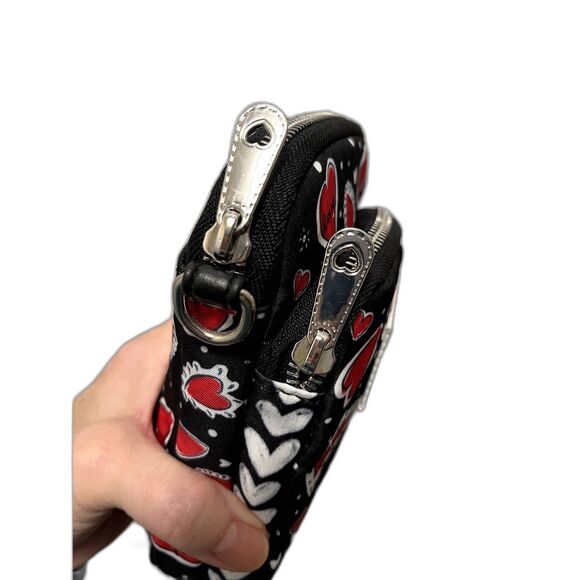 Brighton's "The Hearts A Flutter" Utility Bag Hearts Valentines Day NWOT - Picture 3 of 16